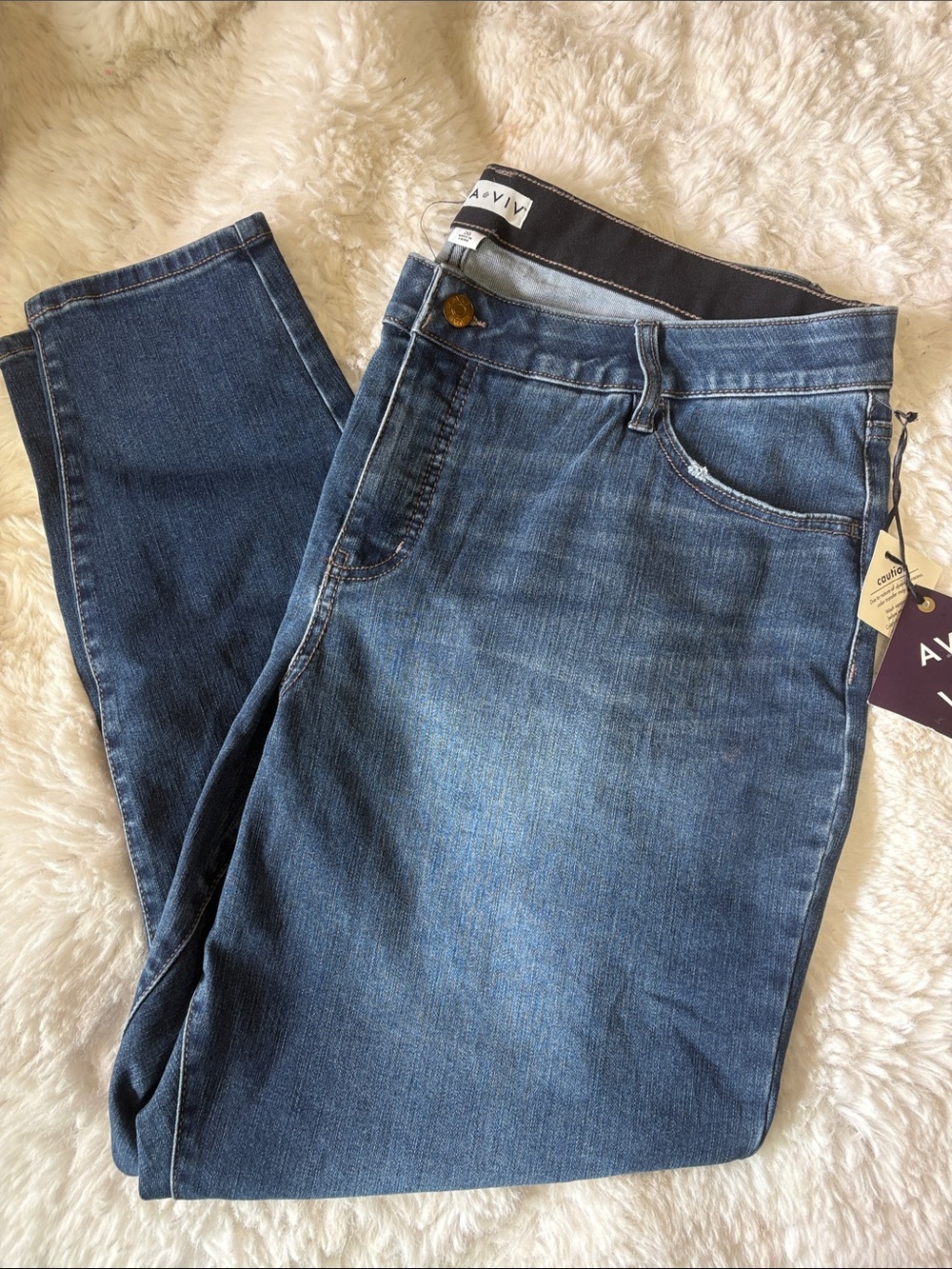 Ava & Viv Medium Blue Women's Jeans
